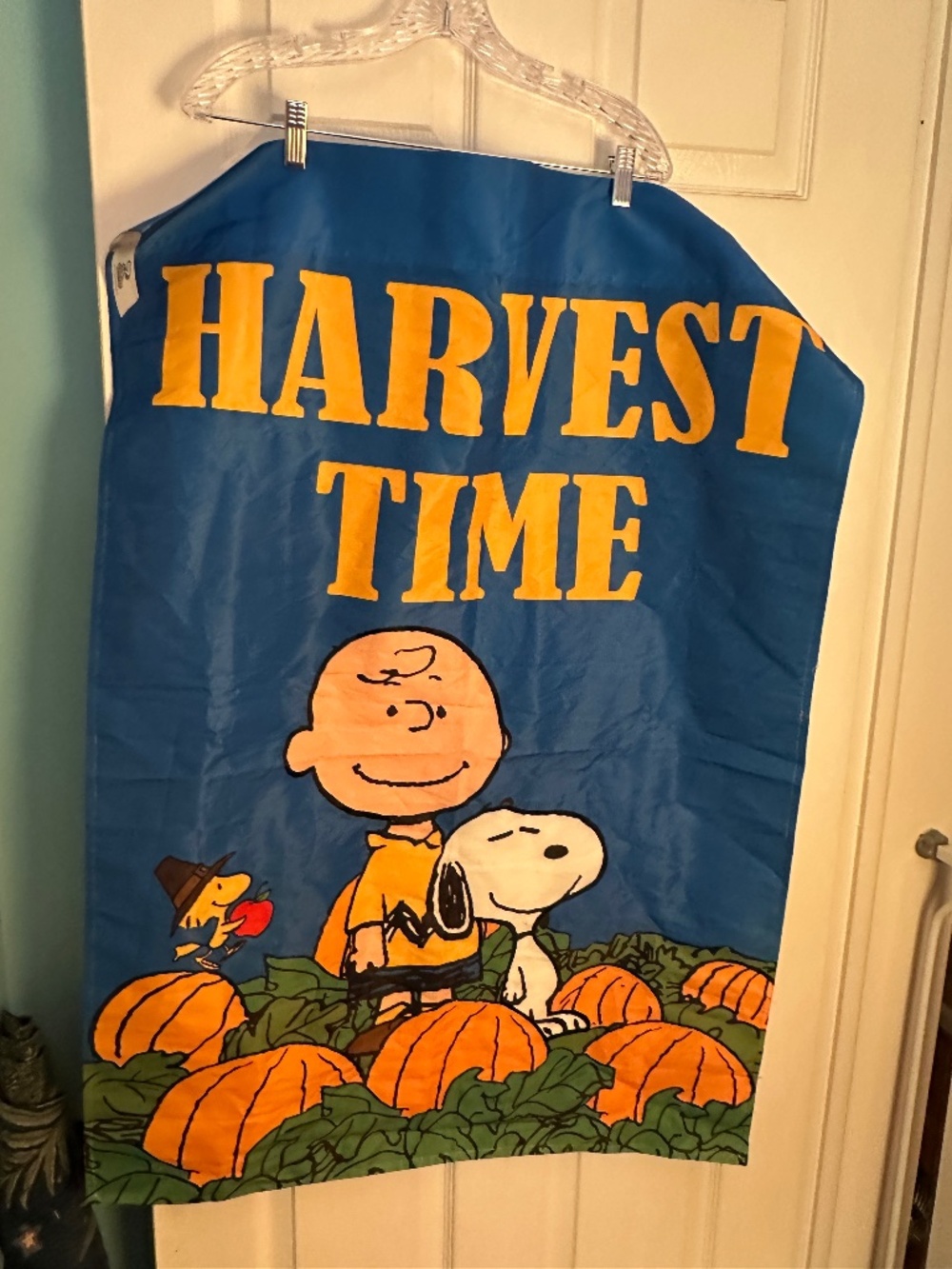 Peanuts/Charlie Brown & Snoopy Harvest/Fall House Flag/Banner 2014